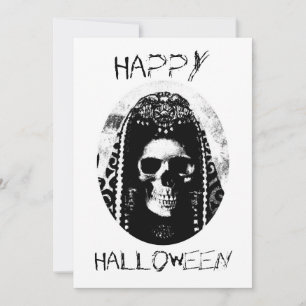 Skull Halloween Invite Einladung
