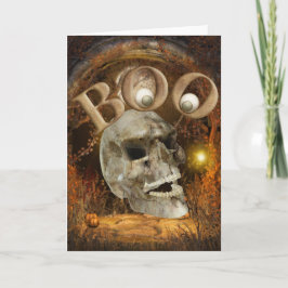Skull Halloween Karte