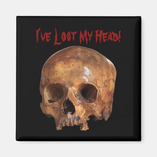 Skull Halloween Magnet (Vorne)