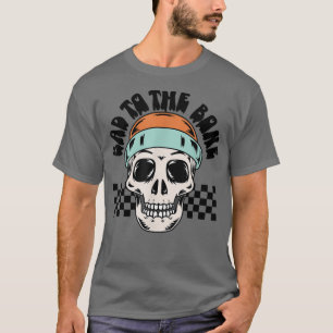 Skull Halloween Motorrad-Party Funny Hallo T-Shirt