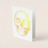 Skull Halloween of the Dead Custom Foil Card Folienkarte (Vorderseite)