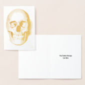 Skull Halloween of the Dead Custom Foil Card Folienkarte (Anzeige)