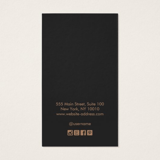 Skull Halloween Theme Earring Display Card (Rückseite)