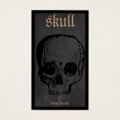 Skull Halloween Theme Earring Display Card (Vorderseite)