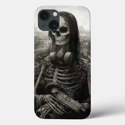 Skull Haloween Case-Mate iPhone Hülle (Rückseite)