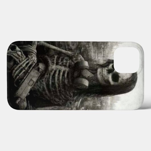 Skull Haloween Case-Mate iPhone Hülle (Rückseite (Horizontal))