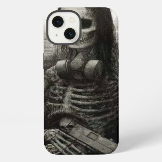 Skull Haloween iPhone Hülle (Rückseite)