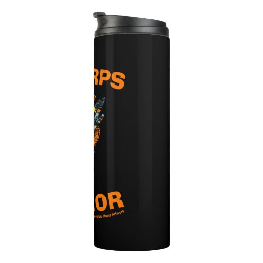 Skull/Hat...RSD/CRPS Thermosbecher (Nach rechts gedreht)