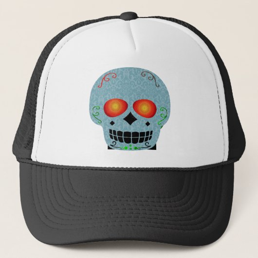 Skull Hat Truckerkappe (Vorderseite)