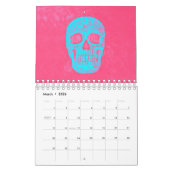 Skull Head Gothic Girly Fun Trendy Art 2024 Kalender (Mär 2026)