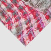 Skull Head Gothlower Red Pink Texture Kariert Seidenpapier (Ausschnitt)