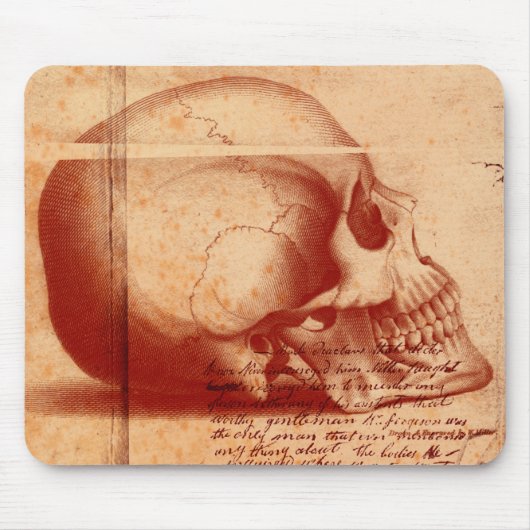 Skull head mouse pad mousepad (Vorne)
