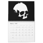 Skull Heavy Metal Punk Rock Fantasy Art Kalender (Feb 2027)