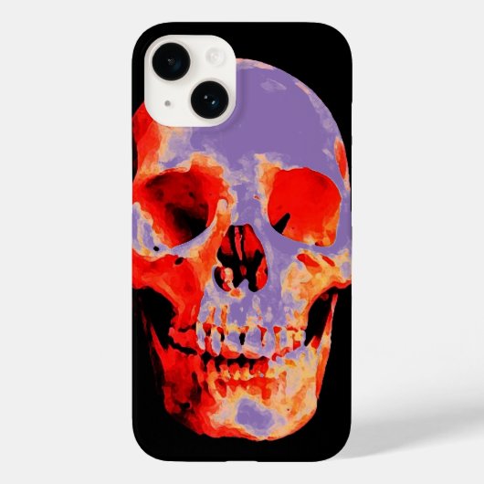 Skull Heavy Metal Rock Fantasy Art Case-Mate iPhone Hülle (Rückseite)