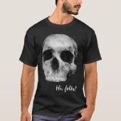 Skull - Hi Folks anpassbar T-Shirt (Vorderseite)