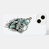 Skull Hoodie & Shades Phone Case - Edgy Urban Styl (Rückseite (Horizontal))