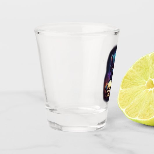 Skull Horror Kitten Schnapsglas (Links)