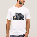 Skull Hot Rod T-Shirt<br><div class="desc">Unleash some serious attitude with the Skull Hot Rod! This bold design features a classic hot rod at a side angle with oversized rear tires, an aggressive stance, and a skull-shaped grille, all rendered in highly detailed, stylized artwork. Perfect for fans of hot rods, monster vehicles, and edgy automotive art,...</div>
