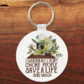 Skull I Garden, also ersticke ich nicht Menschen, Schlüsselanhänger (Vorderseite)