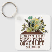 Skull I Garden, also ersticke ich nicht Menschen, Schlüsselanhänger (Vorderseite)