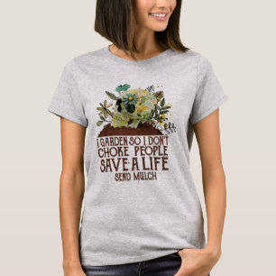 Skull I Garden, also ersticke ich nicht Menschen,  T-Shirt