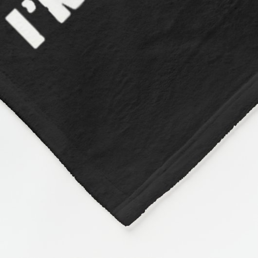 Skull I Might Be The Black Retro Sheep Of The Fami Fleecedecke (Ecke)