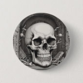 Skull Illustration Button (Vorderseite)