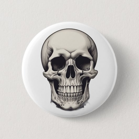Skull Illustration Button (Vorderseite)