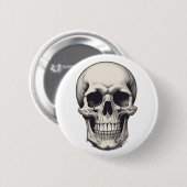 Skull Illustration Button (Vorne & Hinten)