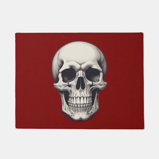 Skull Illustration Fußmatte (Vorderseite)
