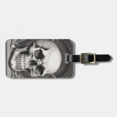 Skull Illustration Gepäckanhänger (Vorderseite horizontal)
