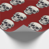 Skull Illustration Geschenkpapier (Ecke)