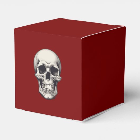 Skull Illustration Geschenkschachtel (Rückseite)