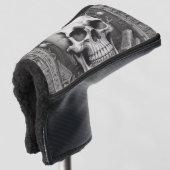 Skull Illustration Golf Headcover (3/4 Vorderseite)