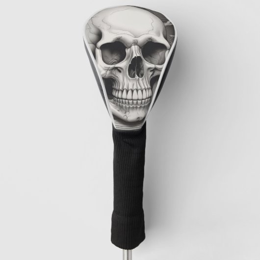 Skull Illustration Golf Headcover (Vorderseite)