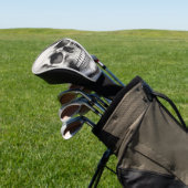 Skull Illustration Golf Headcover (In SItu)