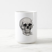 Skull Illustration Kaffeetasse (Mittel)
