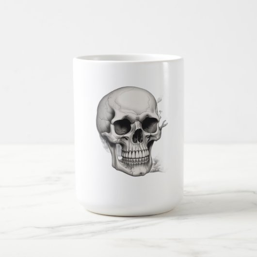 Skull Illustration Kaffeetasse (Mittel)