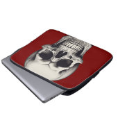 Skull Illustration Laptopschutzhülle (Vorne Knopf)