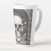 Skull Illustration Milchtasse (Rechte Ecke)