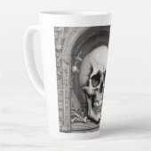 Skull Illustration Milchtasse (Linke Ecke)