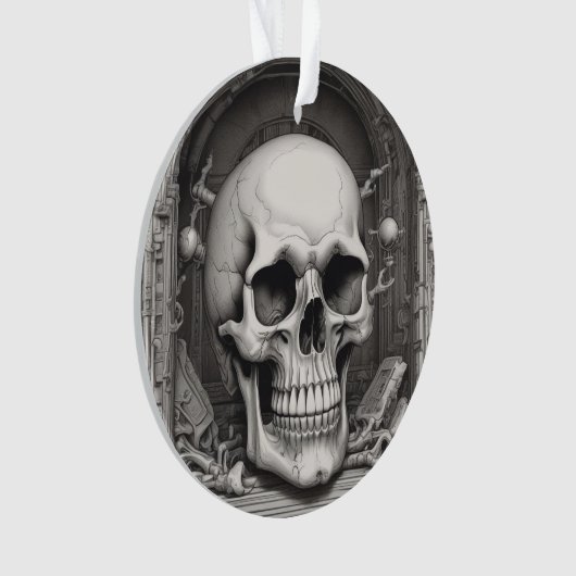 Skull Illustration Ornament (Vorderseite)