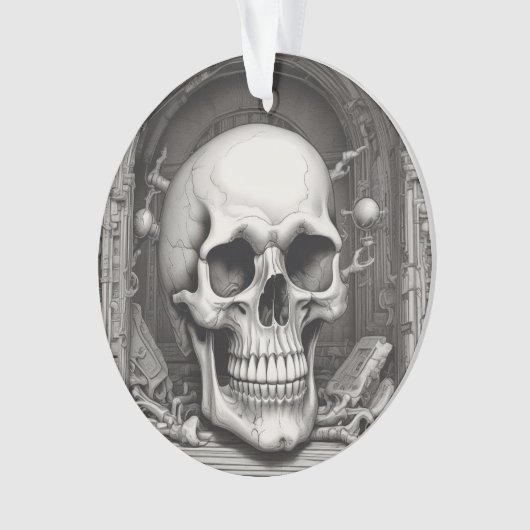 Skull Illustration Ornament (Vorderseite)