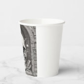 Skull Illustration Pappbecher (Links)