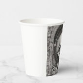 Skull Illustration Pappbecher (Rechts)