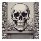Skull Illustration Poster (Vorderseite)