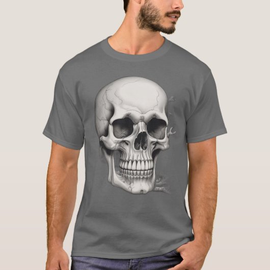 Skull Illustration T-Shirt (Vorderseite)