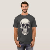 Skull Illustration T-Shirt (Vorne ganz)