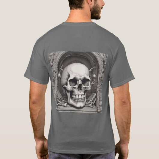 Skull Illustration T-Shirt (Rückseite)