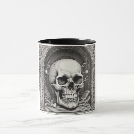 Skull Illustration Tasse (Zentrum)